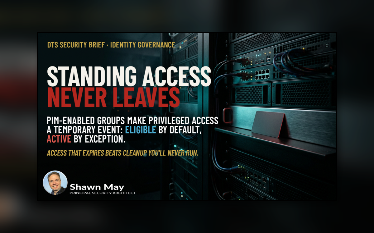PIM-enabled groups using eligible assignments instead of standing privileged access