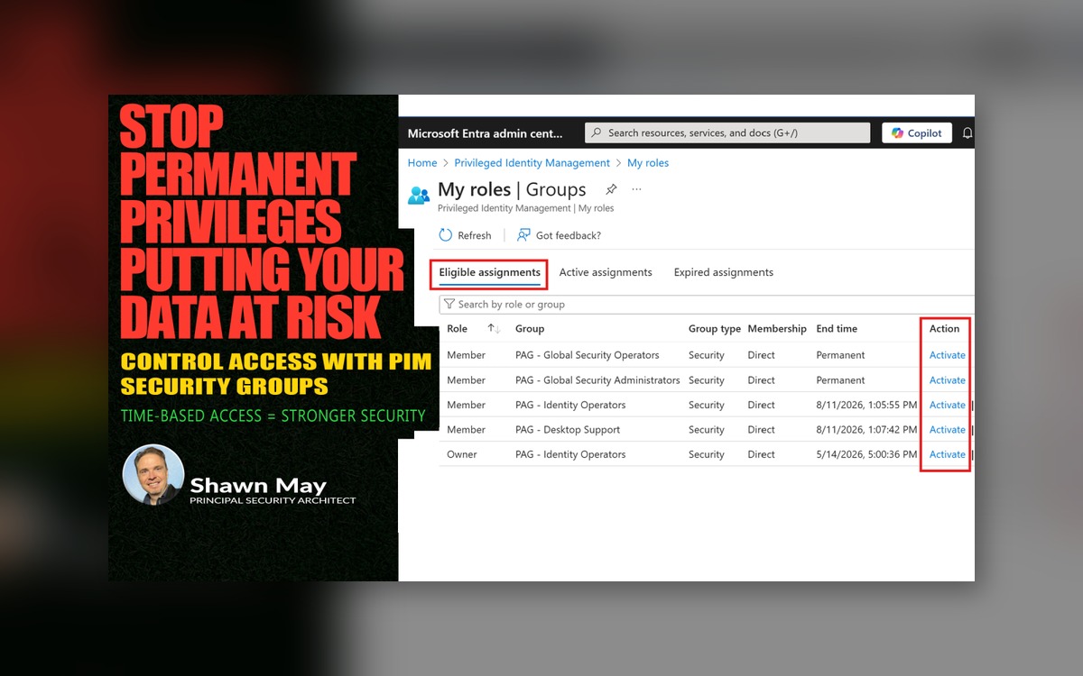 How to implement privileged time-based access controls.