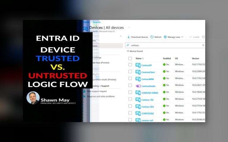 Device Trusted vs. Untrusted Logic Flow