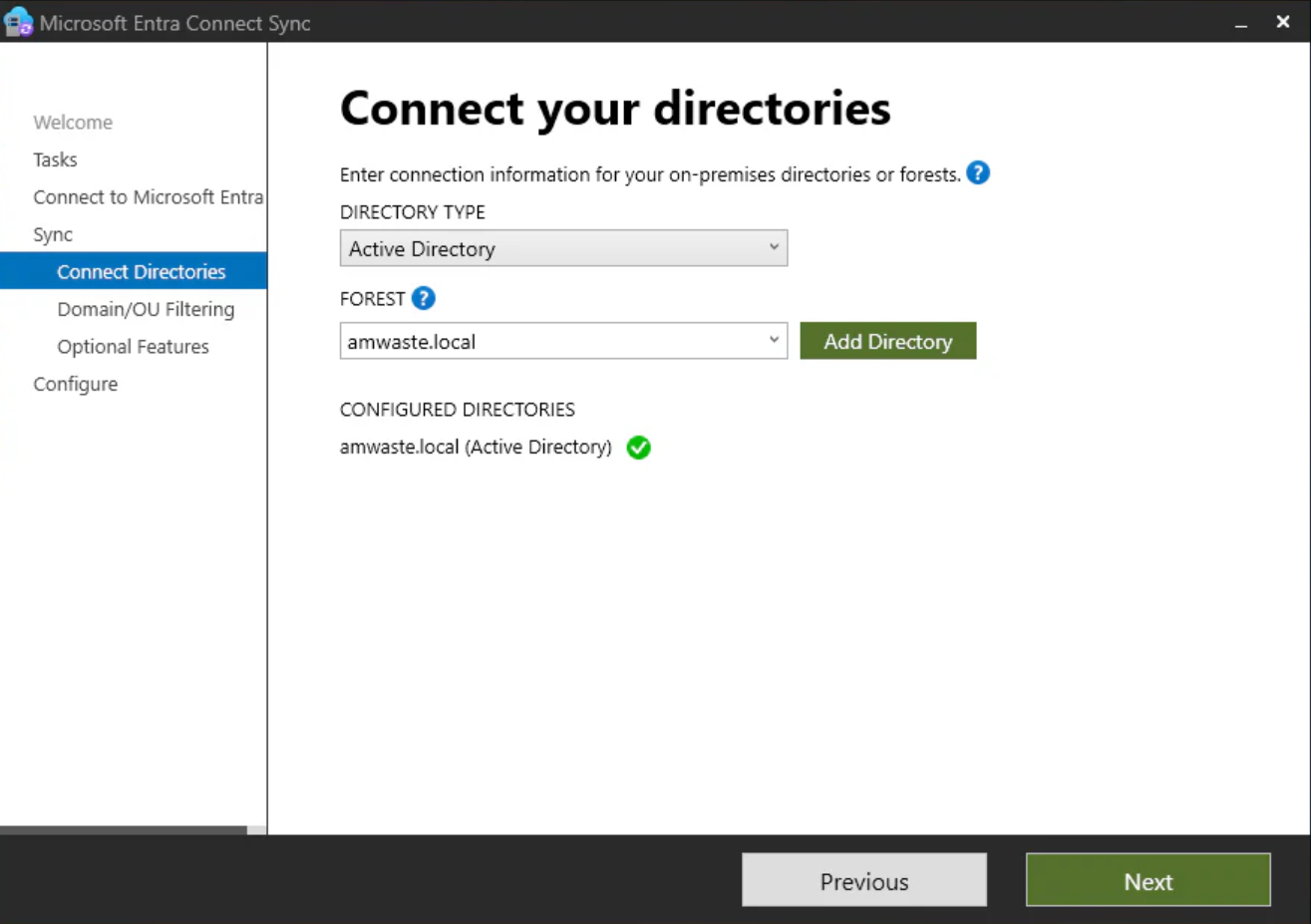 Entra ID Connect Wizard