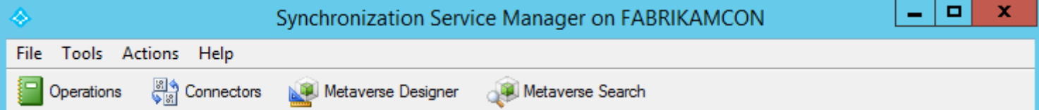 Synchronization Service Manager