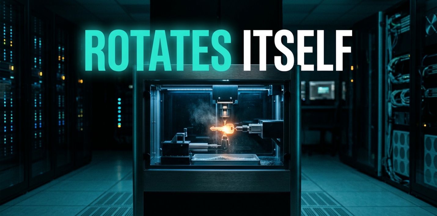 AD rotates the key for you, automatically