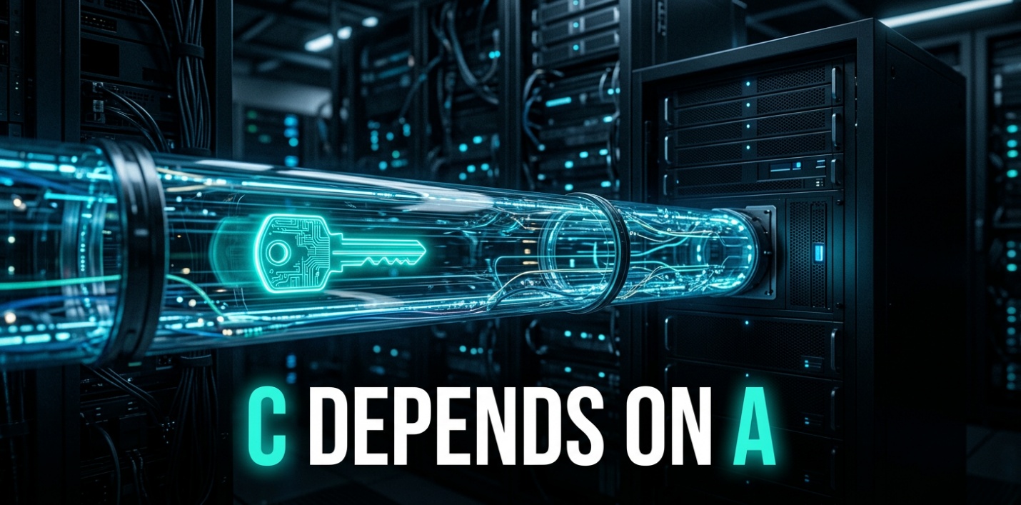 the account control depends on a protected channel