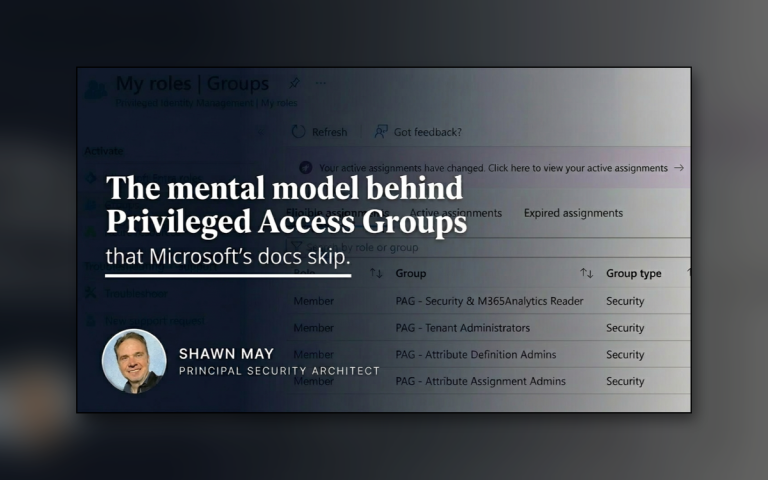 Mental model behind Microsoft Privileged Access Groups and Privileged Identity Management