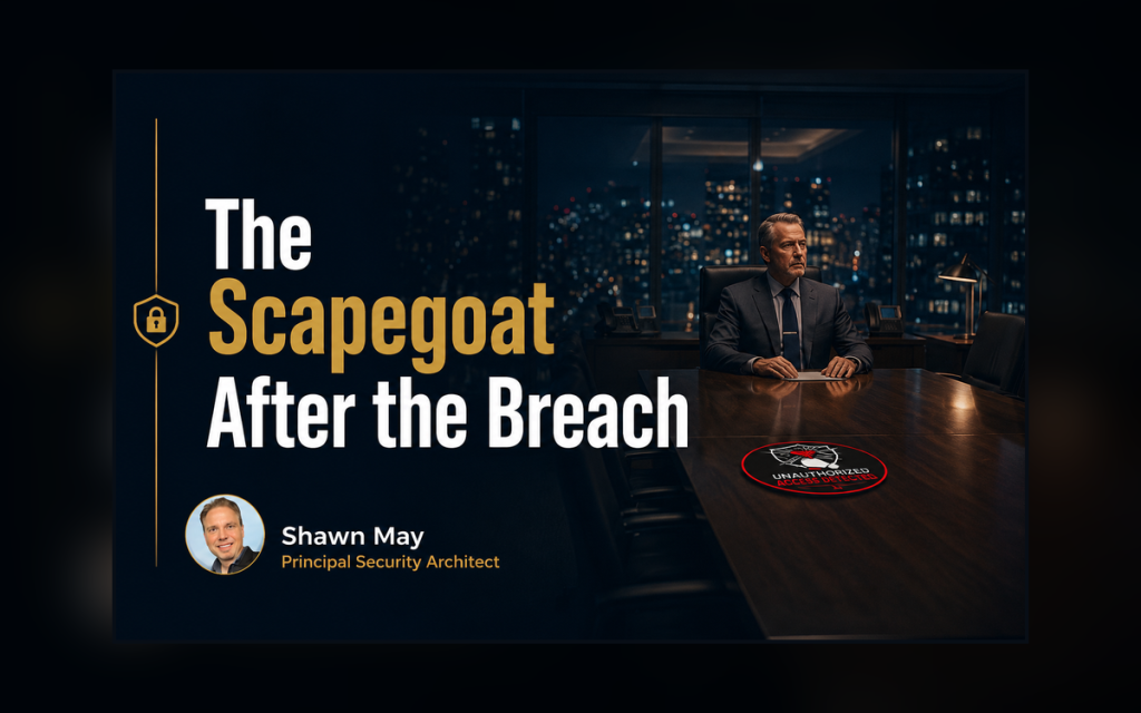 The Scapegoat After the Breach