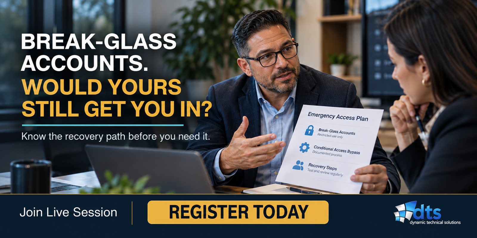Register for the Dynamic Technical Solutions Conditional Access introductory lecture.